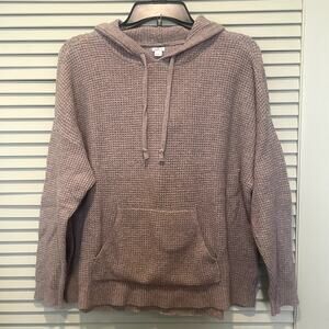Aerie Waffle Hoodie Oatmeal S/P cabincore gorpcore cozy